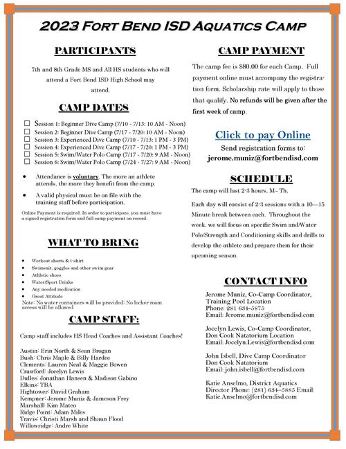 Image of Camp Information Page 2